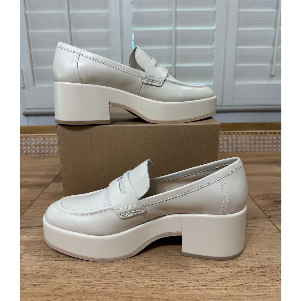 Dolce Vita Cream Heeled Loafers- it was too big. Reposhing. - Picture 9 of 13